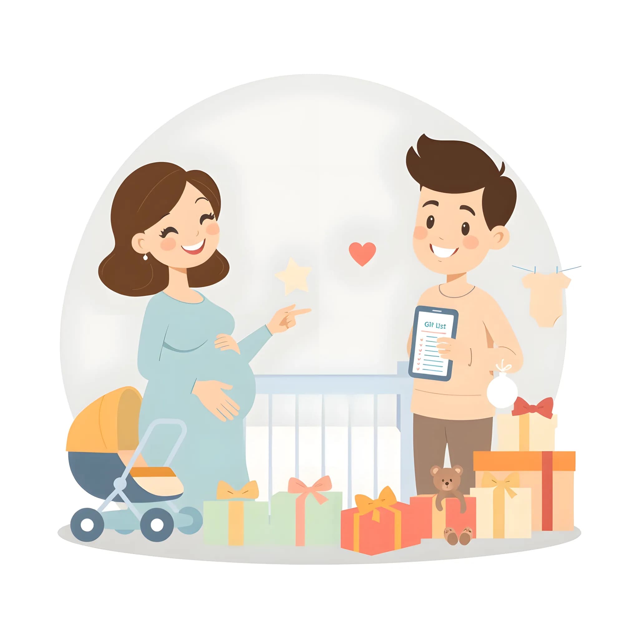 Przykład listy prezentów dla dziecka stworzonej w Happy Giftlist