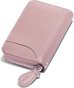 Womens Credit Card Holder Small Rfid Blocking Ladies Wallet with Stainless