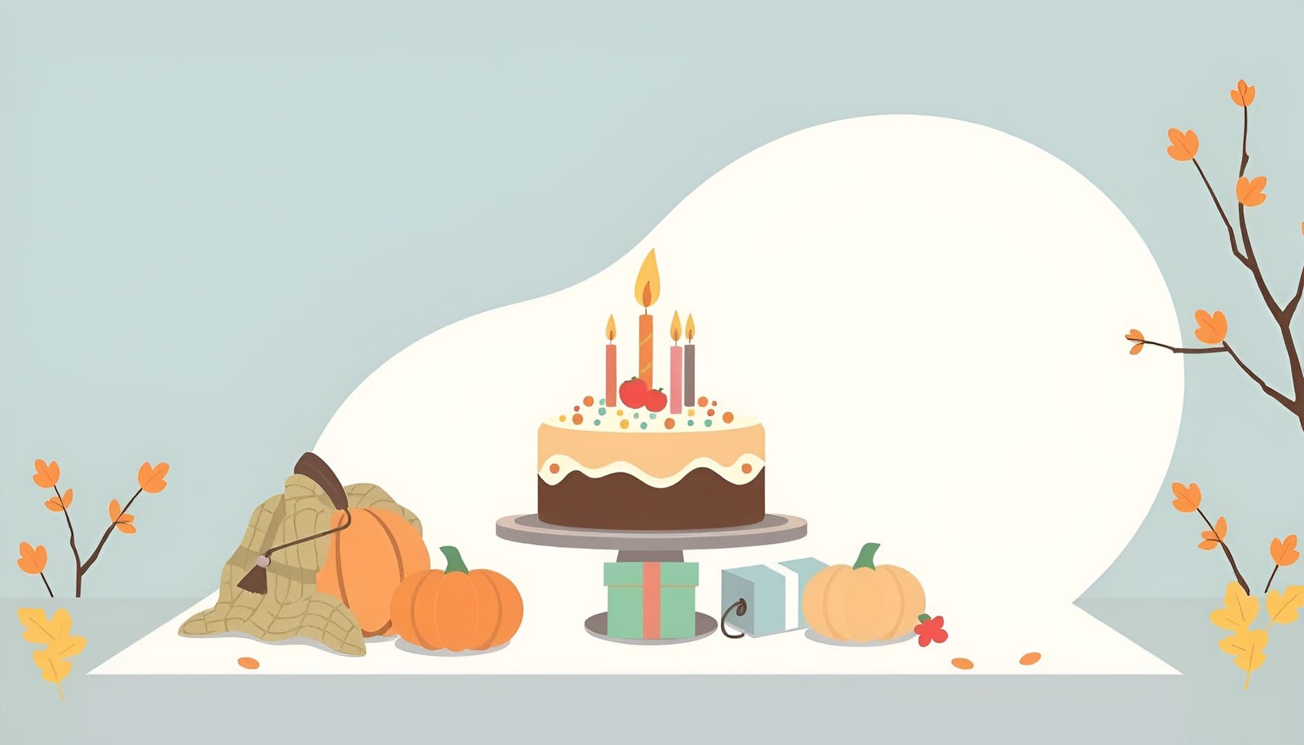 Lista de desejos para um aniversário de outono