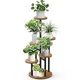 STLOVe® Supporto Metallico per Piante, Espositore per Fiori Interni, 6