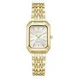 OFFCUP Montre pour Femme, Montres Carrées de 32 mm, Montre Analogique