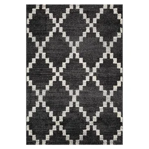 "Alfombra Rectangular Doux Shaped 67x120cm Gris"