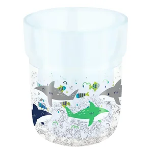Glitterbeker met water