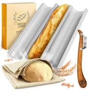 KRUSTENZAUBER Baguettevorm incl. bakkerslinnen en bak