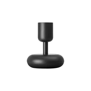 Candle holder 107mm dark grey