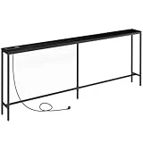 MAHANCRIS Tavolino Console da Ingresso, Tavolino da Divano Lungo 200 cm