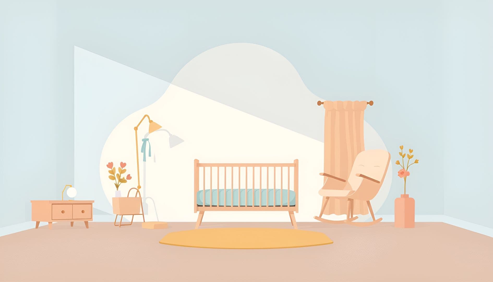 O quarto do bebé antes da decoração