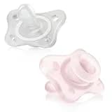 Chicco Ciuccio in Silicone 0-2 Mesi, 2 Pezzi, Set Gommottini