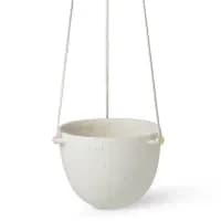 Speckle Hanging Pot - large / Off White
