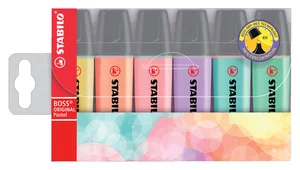 Markeerstift Stabilo Boss Original 70/6 Pastel Assorti Etui À 6 Stuks