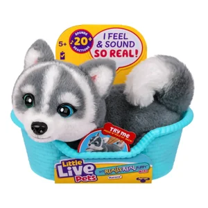 Little Live Pets My Really Real Puppy Minis Aurora the Husky Interactive