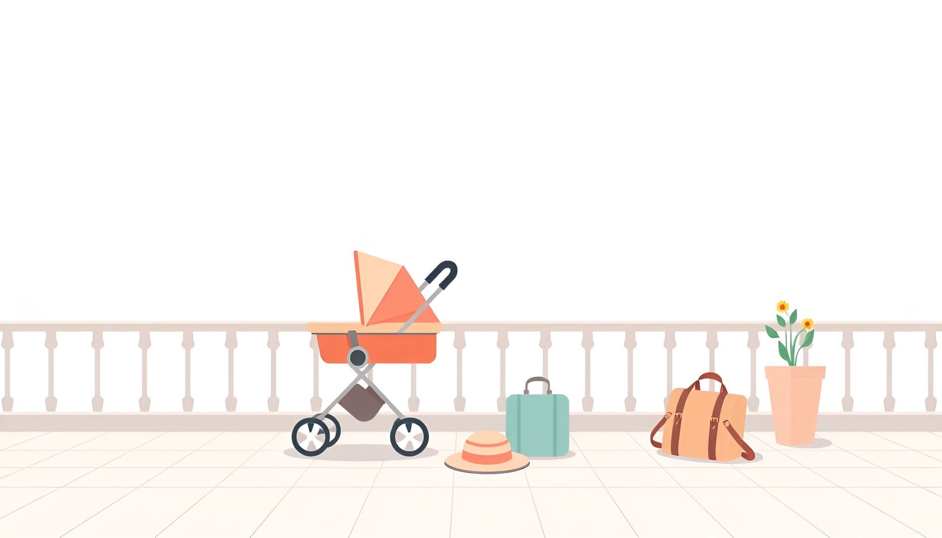 O que levar na primeira viagem de verão com um bebé
